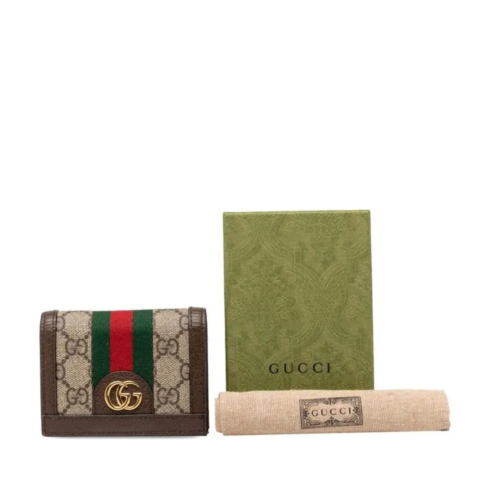 Gucci Ophidia GG Supreme Short Wallet